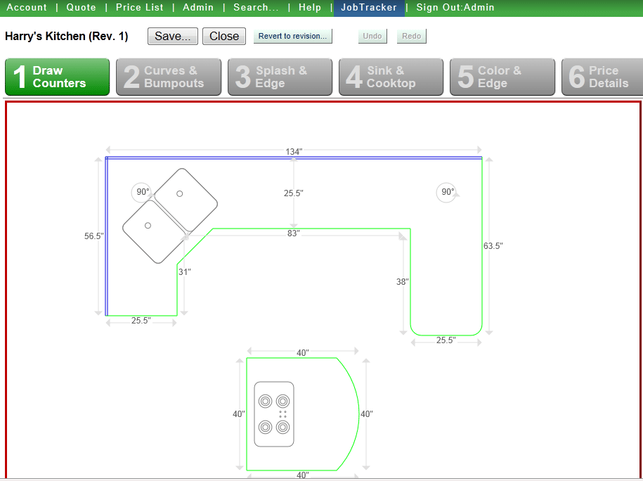 CounterGo: Estimating Software for Countertop Fabricators ...