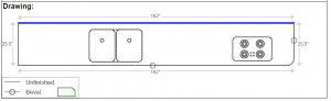 One Wall - countertop layout