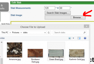 Browse for slab images