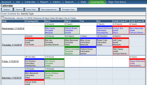 Day by Assignee view