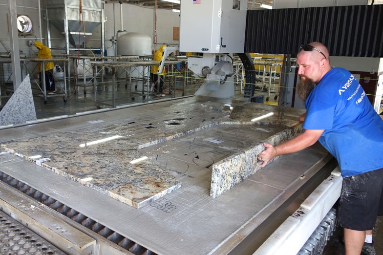 granite slab table loading