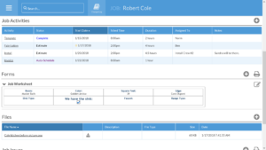 all of the details about a customer in one place
