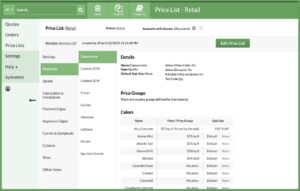 Countertop Price List