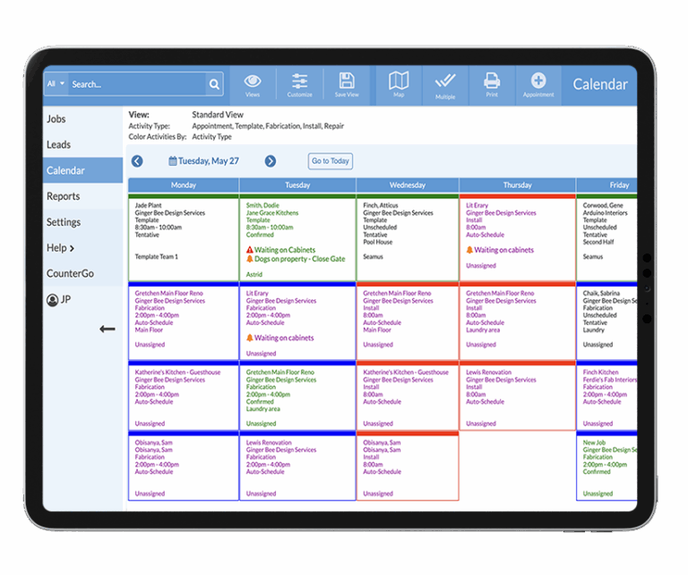 Moraware Countertop Scheduling and Job Management Software - Moraware